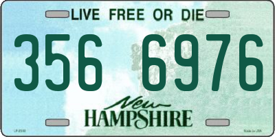 NH license plate 3566976
