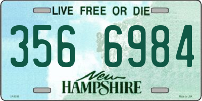 NH license plate 3566984