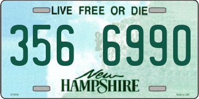 NH license plate 3566990