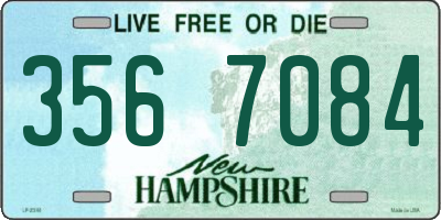 NH license plate 3567084