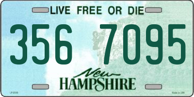 NH license plate 3567095