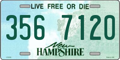 NH license plate 3567120