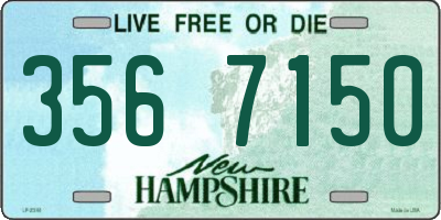 NH license plate 3567150