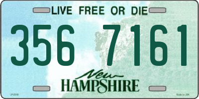 NH license plate 3567161