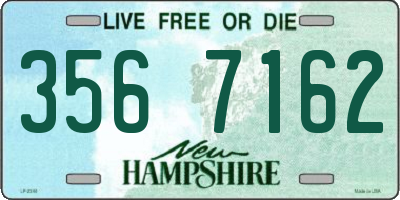 NH license plate 3567162