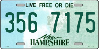 NH license plate 3567175