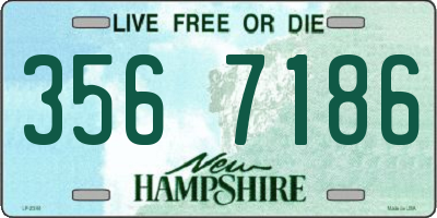 NH license plate 3567186