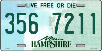 NH license plate 3567211