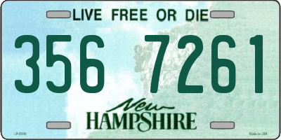 NH license plate 3567261