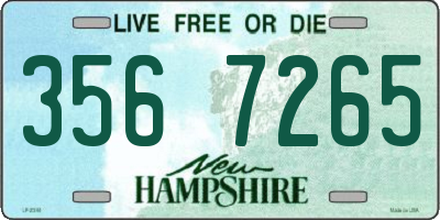 NH license plate 3567265