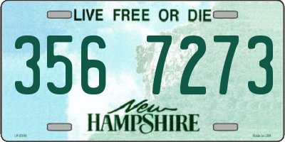 NH license plate 3567273