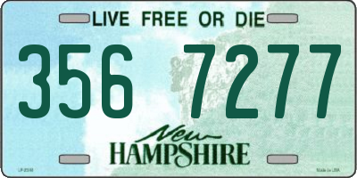 NH license plate 3567277
