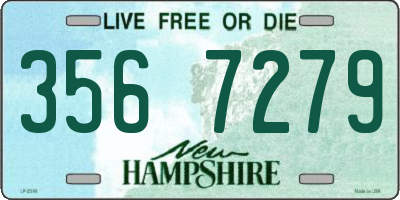 NH license plate 3567279