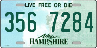 NH license plate 3567284