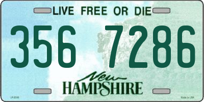 NH license plate 3567286