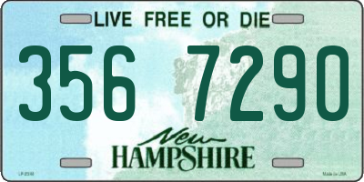 NH license plate 3567290
