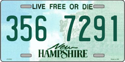 NH license plate 3567291