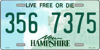 NH license plate 3567375