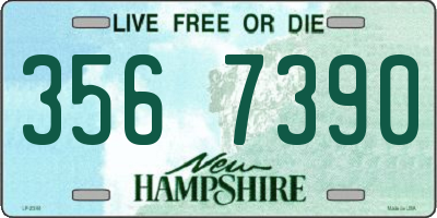 NH license plate 3567390