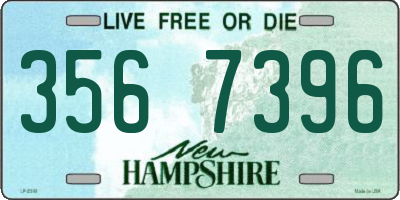 NH license plate 3567396