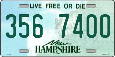 NH license plate 3567400