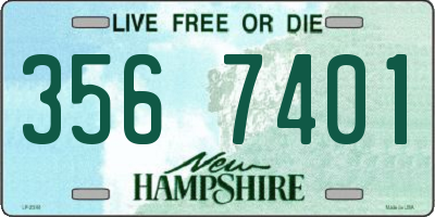 NH license plate 3567401