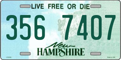 NH license plate 3567407