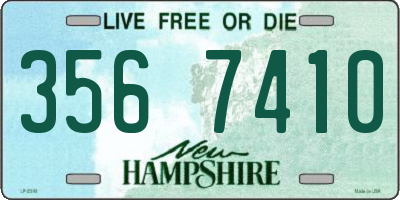 NH license plate 3567410