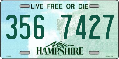 NH license plate 3567427