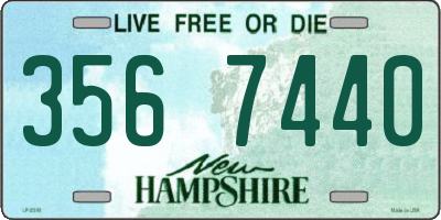 NH license plate 3567440