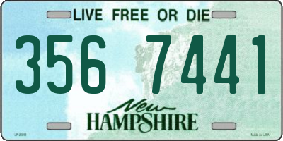 NH license plate 3567441