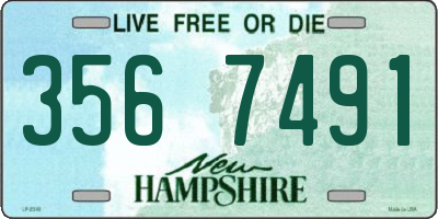 NH license plate 3567491
