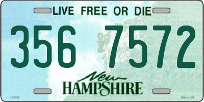 NH license plate 3567572