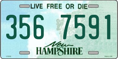 NH license plate 3567591