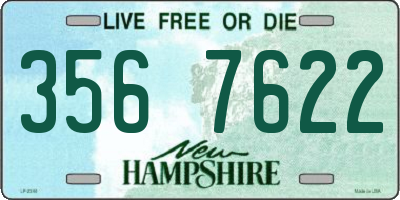 NH license plate 3567622
