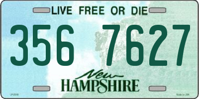 NH license plate 3567627