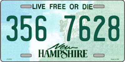 NH license plate 3567628