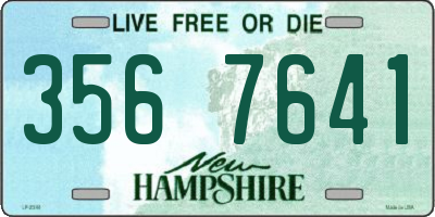 NH license plate 3567641