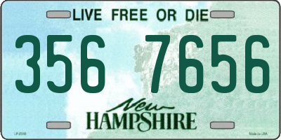 NH license plate 3567656