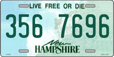 NH license plate 3567696