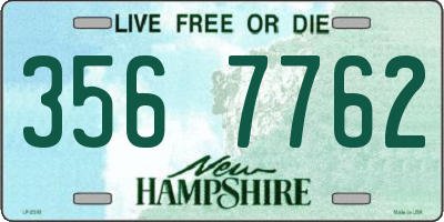 NH license plate 3567762