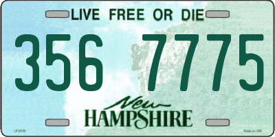 NH license plate 3567775