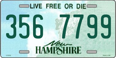 NH license plate 3567799