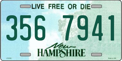 NH license plate 3567941