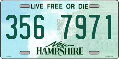 NH license plate 3567971