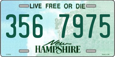NH license plate 3567975