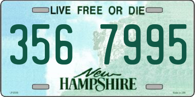 NH license plate 3567995