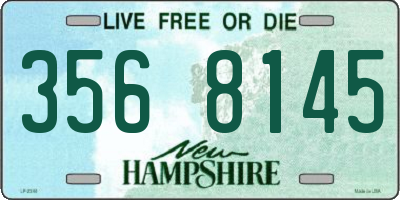 NH license plate 3568145