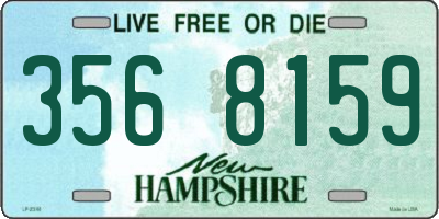 NH license plate 3568159