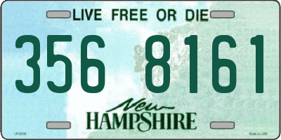 NH license plate 3568161